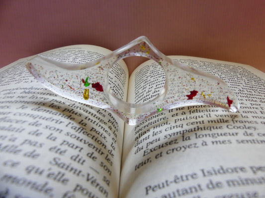 Bague de lecture V1 transparent/multicolore