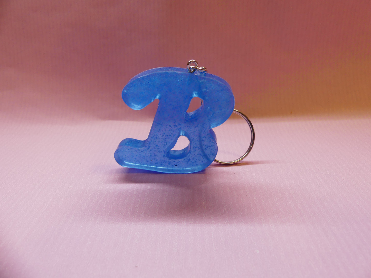 Porte-clefs Alphabet B bleu